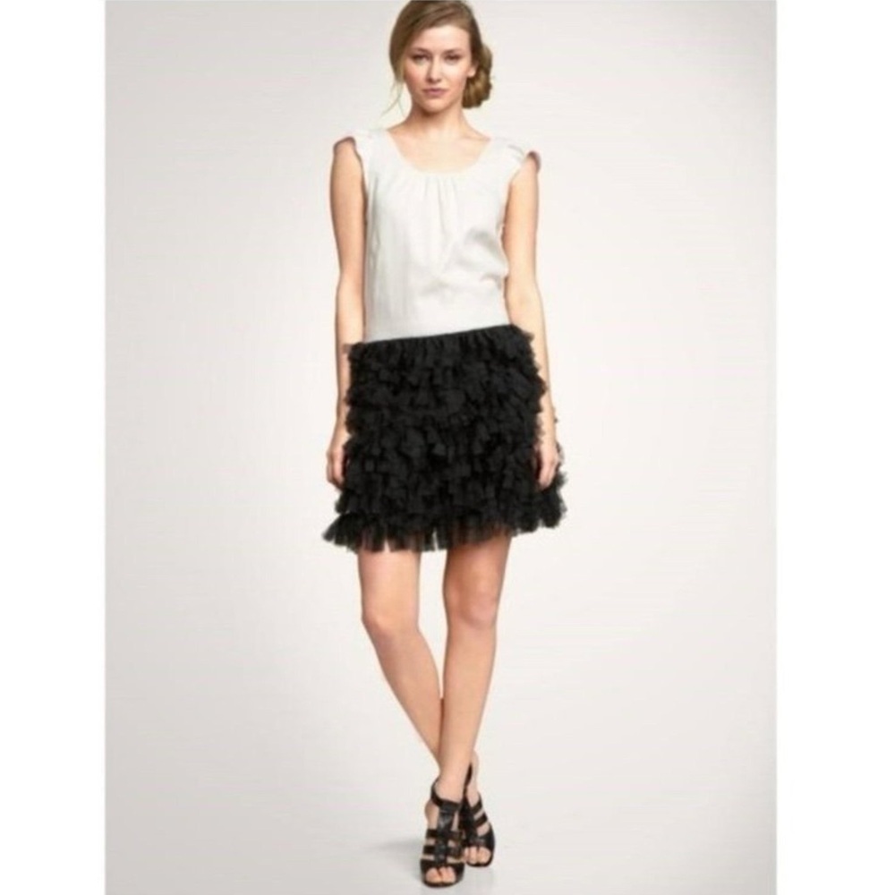 GaP Black Ruffled Dress